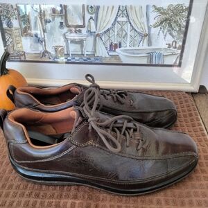 Men's Rockport "Calimesa" Dark Brown Leather Casual/Walking Shoes. Size 11W.